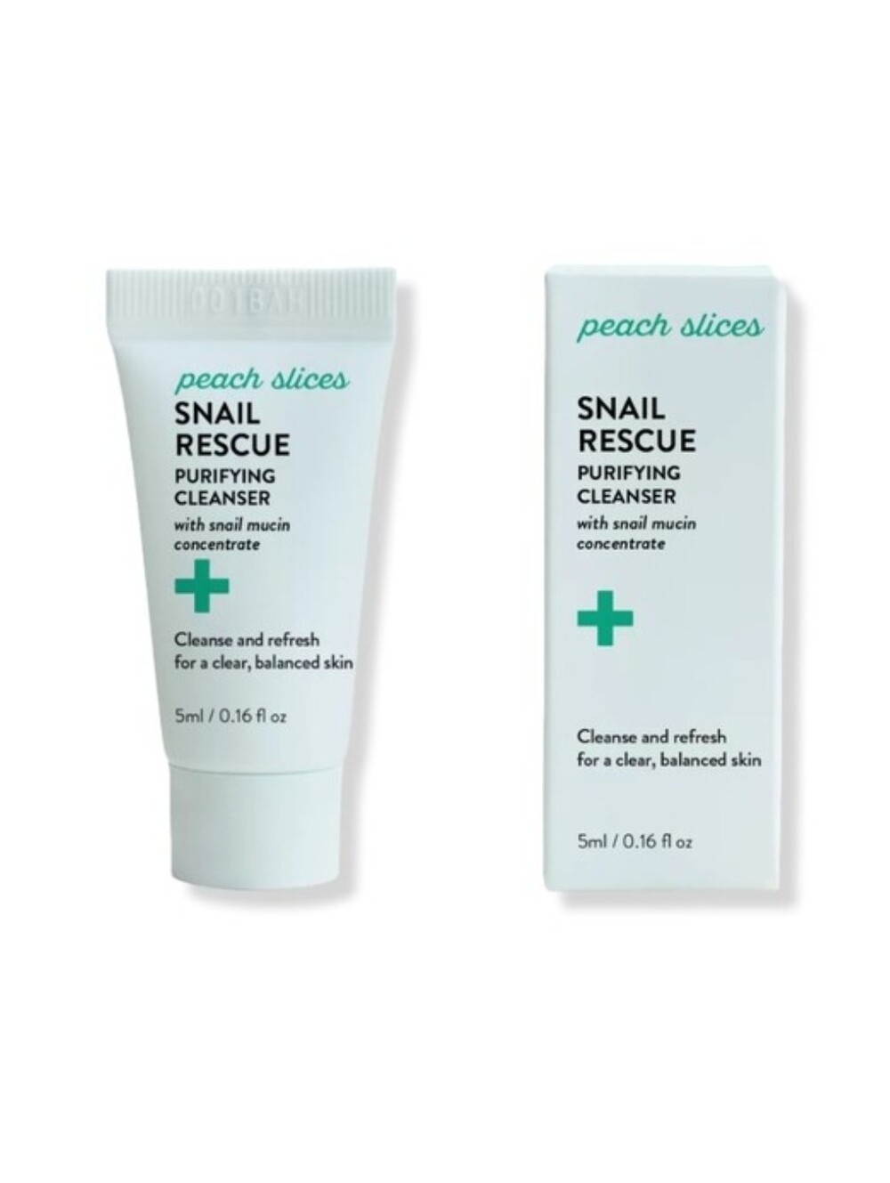 PEACH SLICES SNAIL RESCUE PURIFYING CLEANSER.